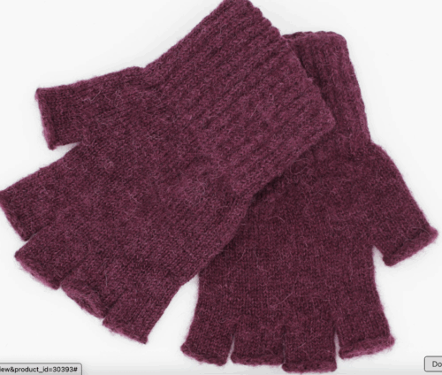 classic fingerless gloves - Image 4